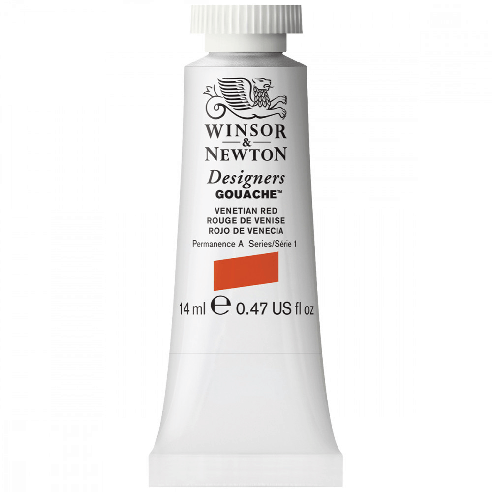 Tinta Guache Winsor & Newton Designers 14ml S1 678 Venetian Red